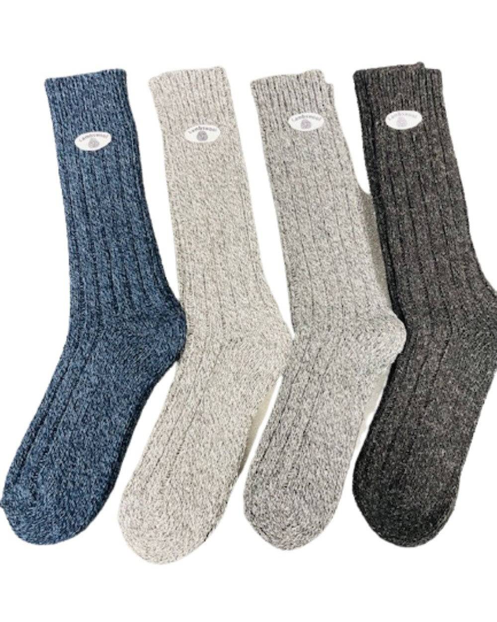 Men's Crew Socks in Regenerated Wool - Ecofriendly Socks! - Wear Sierra
