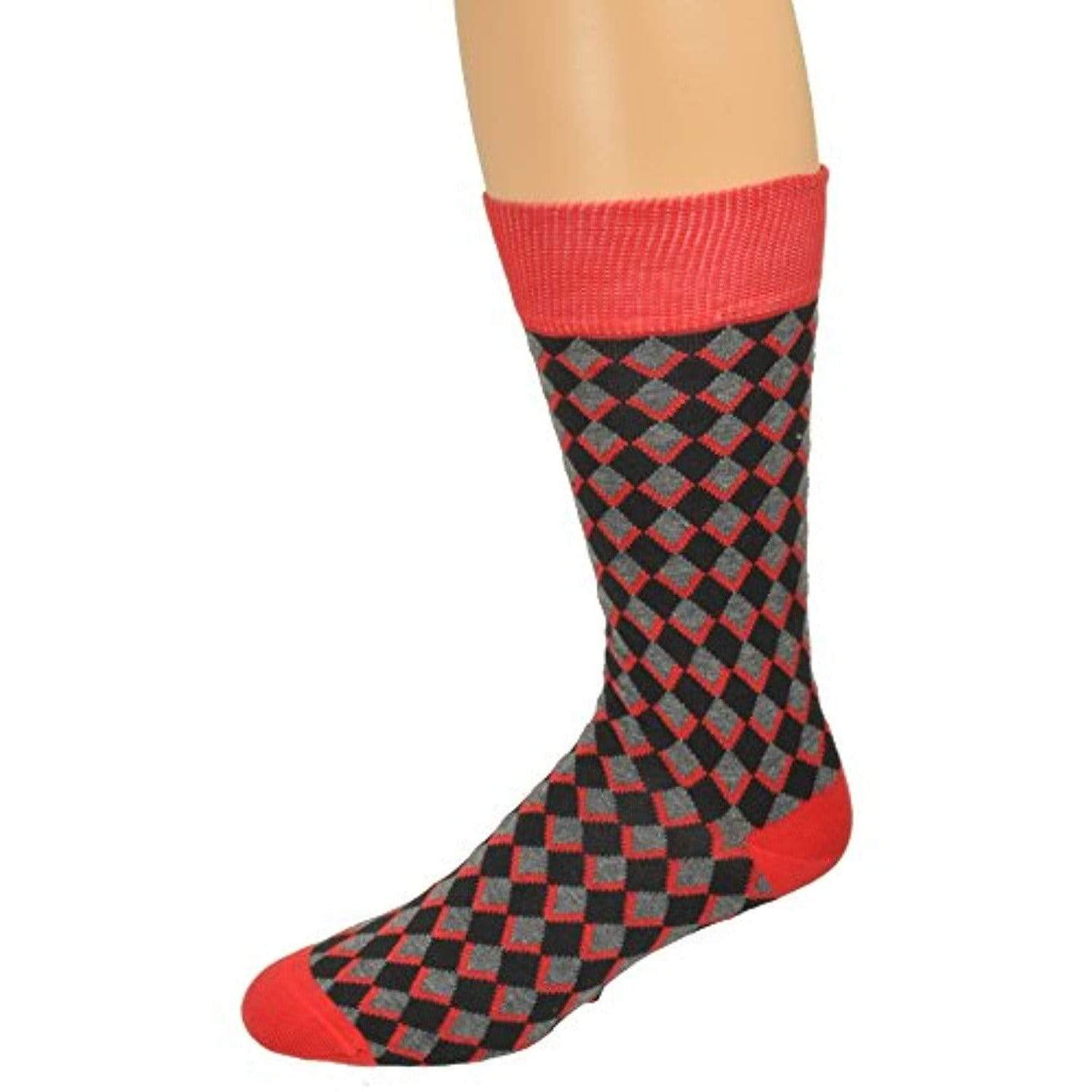 Men's Dressy Casual Socks in Soft, Combed Cotton Crew Multi-Pair Packs - Wear Sierra