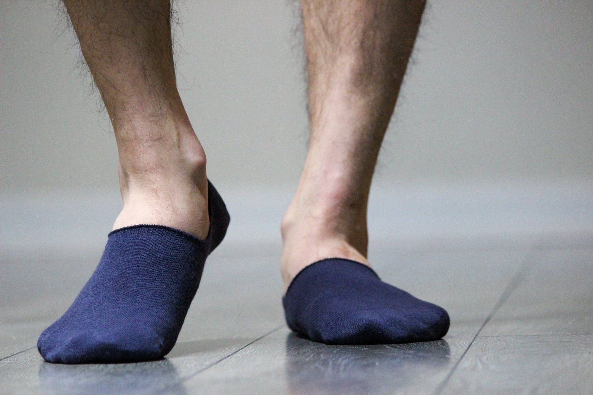 Men's Footie No-Show Socks in Combed Cotton - Wear Sierra