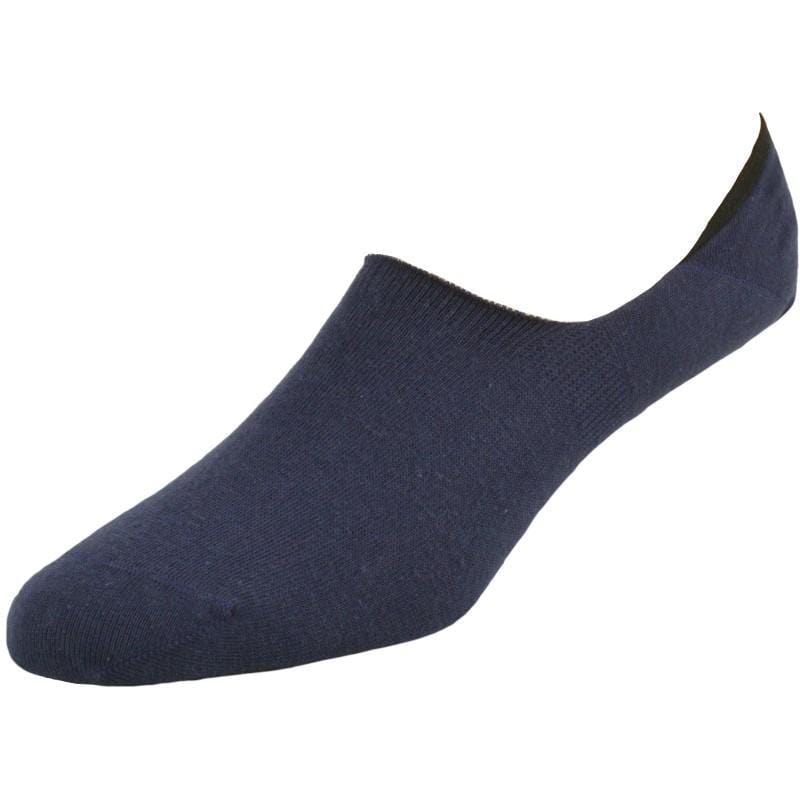Men's Footie No-Show Socks in Combed Cotton - Wear Sierra