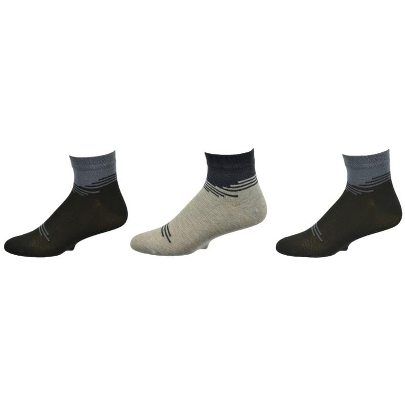 Men's Rayon Socks, Performance Ankle Sock, 3-Pair Pack - Wear Sierra