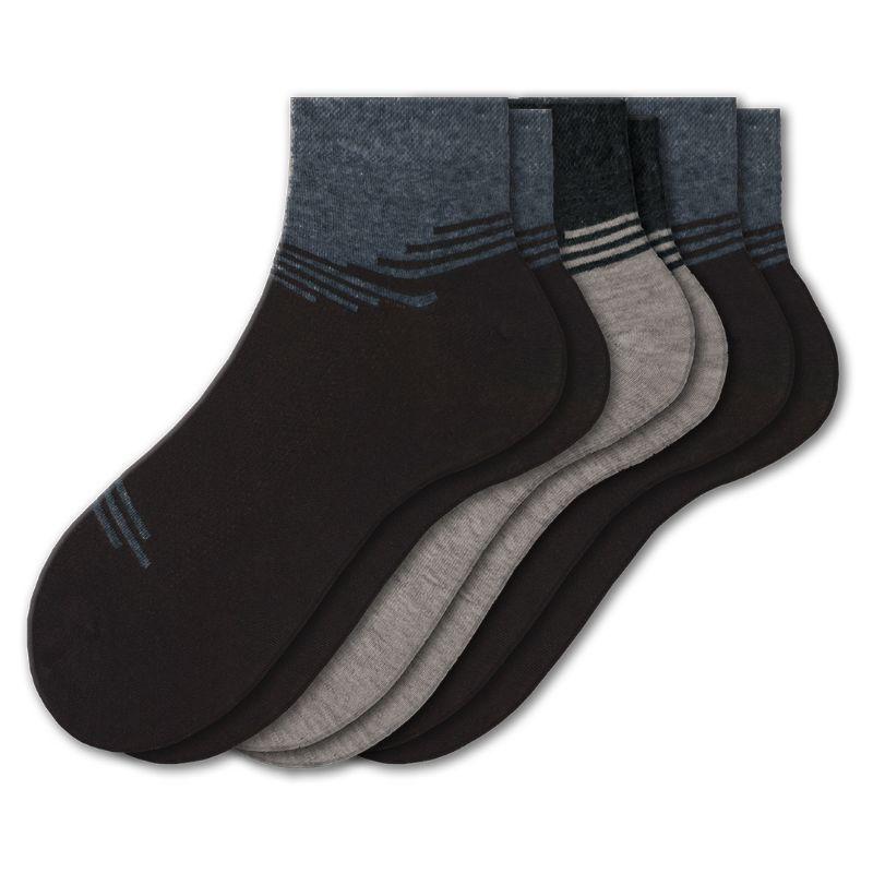 Men's Rayon Socks, Performance Ankle Sock, 3-Pair Pack - Wear Sierra