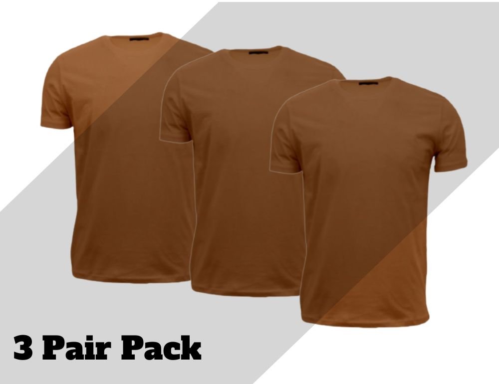 Men's Short Sleeve Crewneck T-Shirt in Combed Turkish Cotton - Wear Sierra