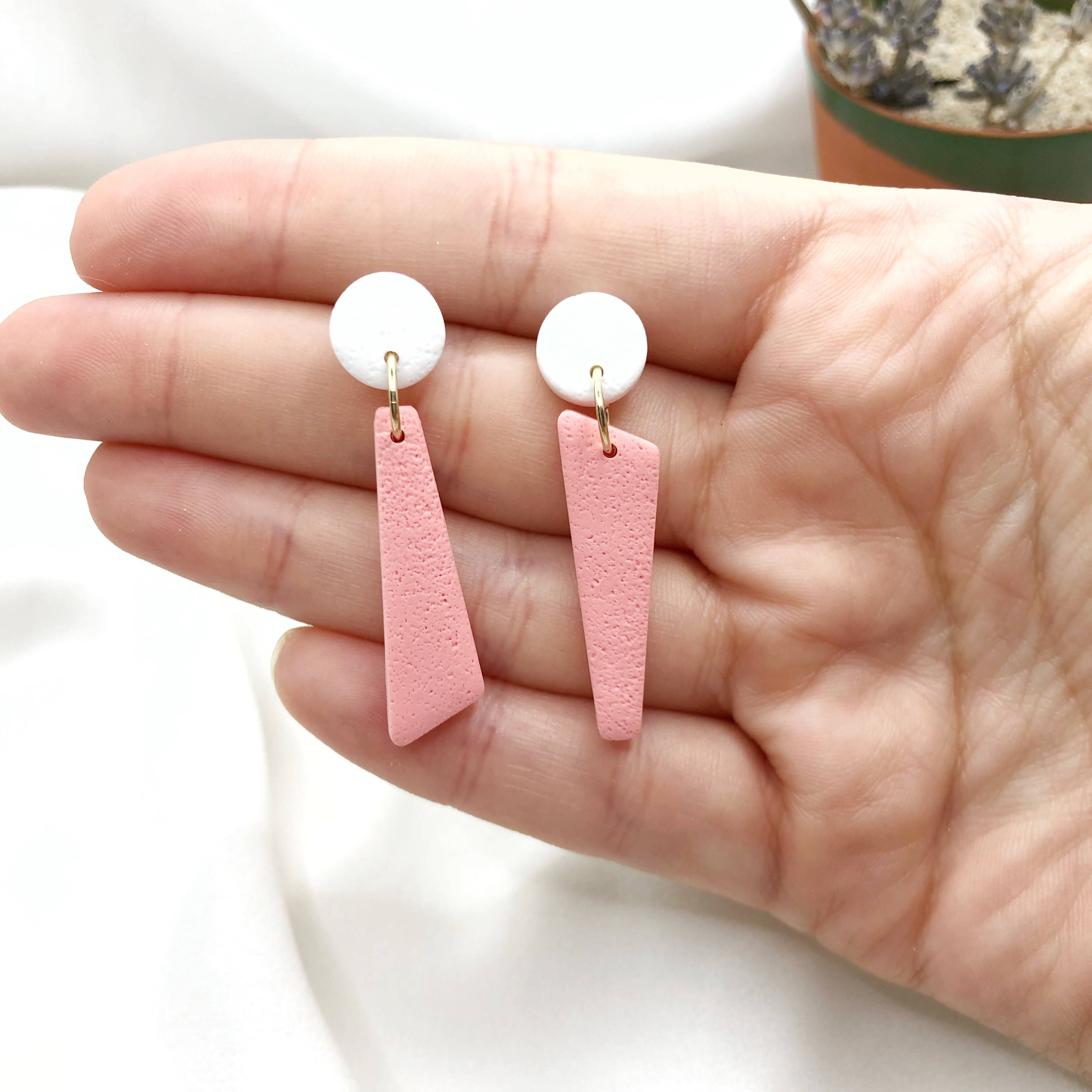 Stylish Asymmetrical Earrings - Anti Allergic Earbacks - Gift for Sister - Wear Sierra