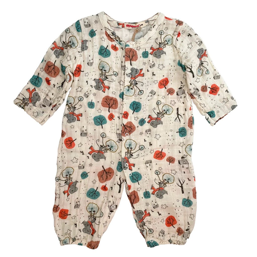 Newborn & Toddler Romper, One-Piece Jumpers in 100% Cotton Muslin Snap-Up Onesies - Wear Sierra