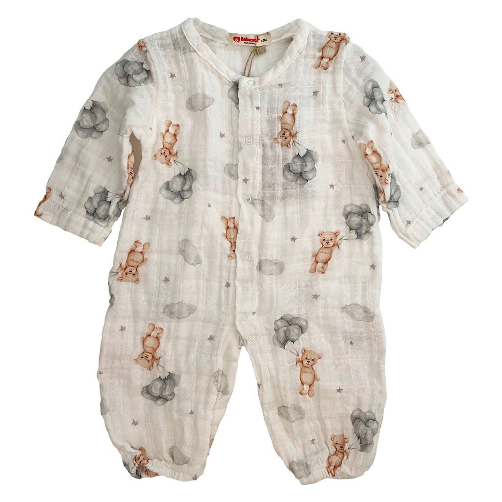 Newborn & Toddler Romper, One-Piece Jumpers in 100% Cotton Muslin Snap-Up Onesies - Wear Sierra