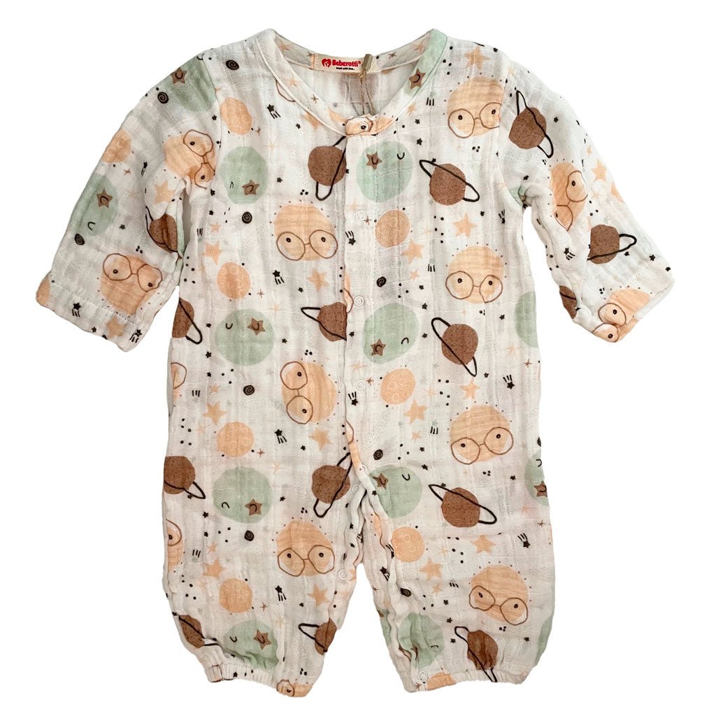 Newborn & Toddler Romper, One-Piece Jumpers in 100% Cotton Muslin Snap-Up Onesies - Wear Sierra