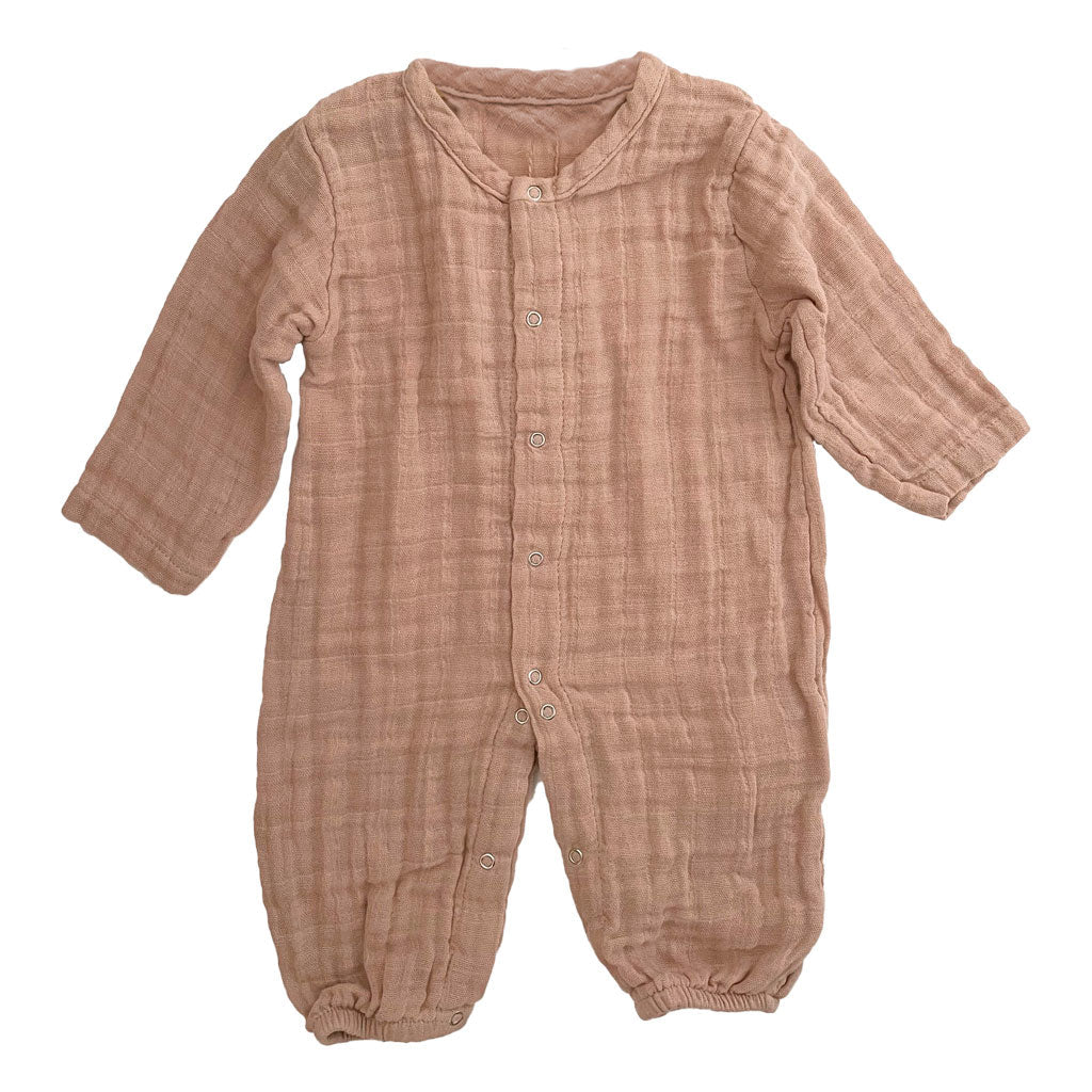 Newborn & Toddler Romper, One-Piece Jumpers in 100% Cotton Muslin Snap-Up Onesies - Wear Sierra