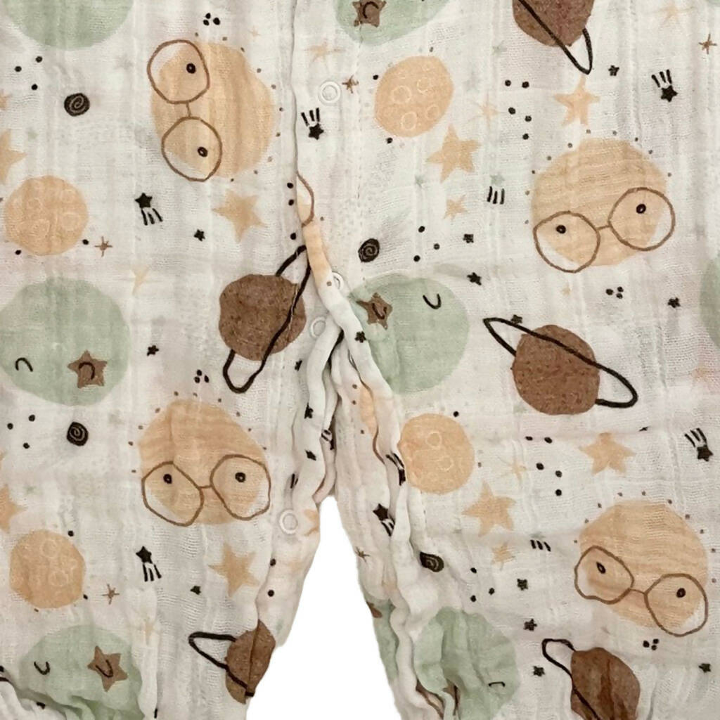 Newborn & Toddler Romper, One-Piece Jumpers in 100% Cotton Muslin Snap-Up Onesies - Wear Sierra