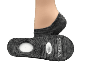 No Show Arch Support Cushioned Socks for Women - Colorful Footie Socks - Wear Sierra