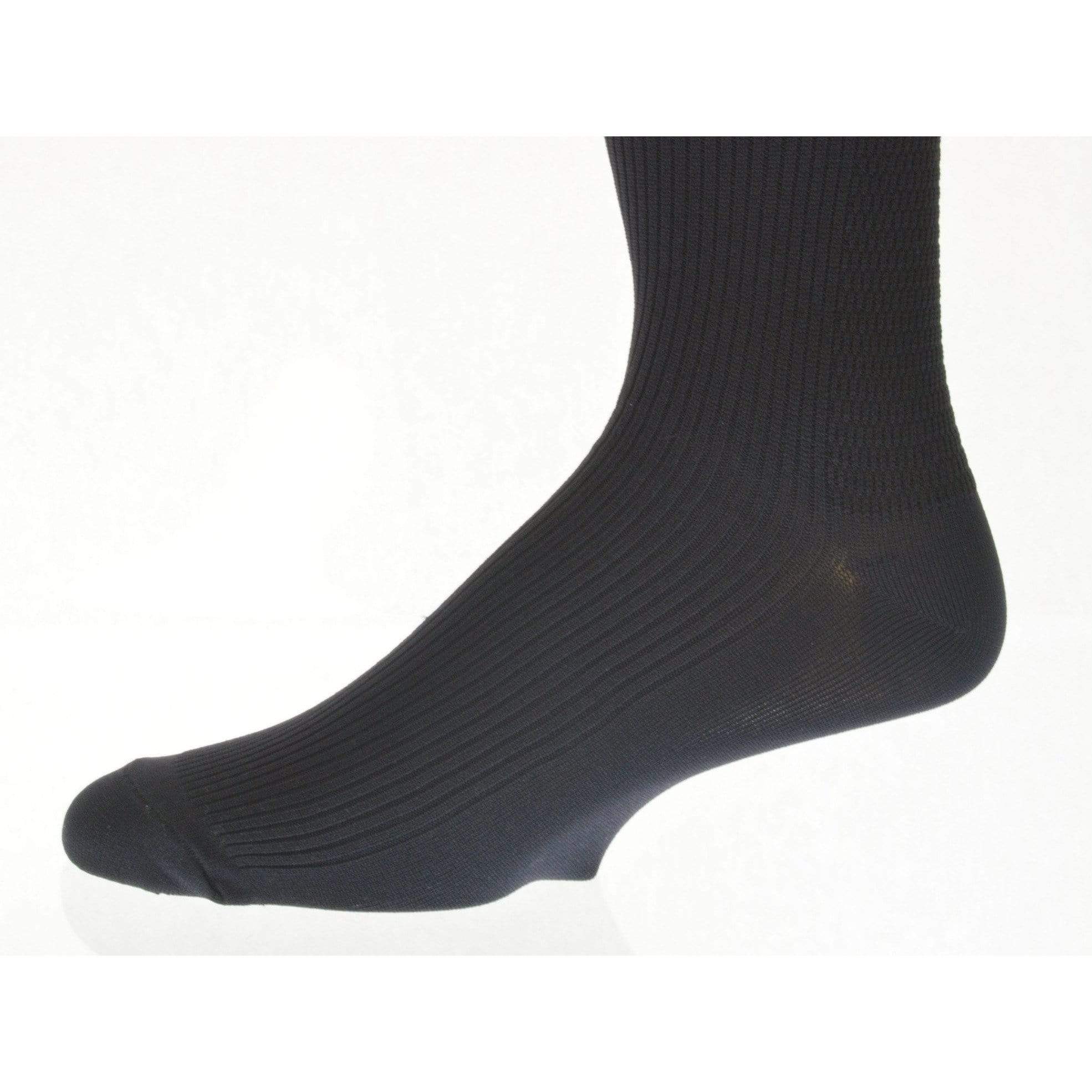 Nylon Compression Support Hose for Men (Knee High Socks 8-12 mmHg) - Wear Sierra