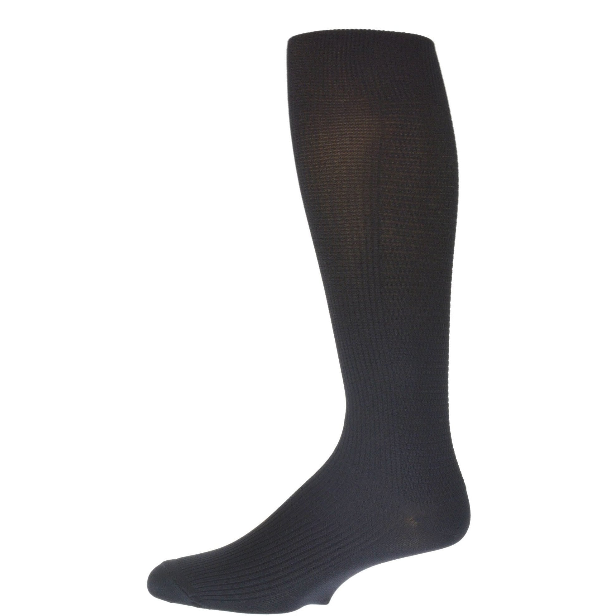 Nylon Compression Support Hose for Men (Knee High Socks 8-12 mmHg) - Wear Sierra