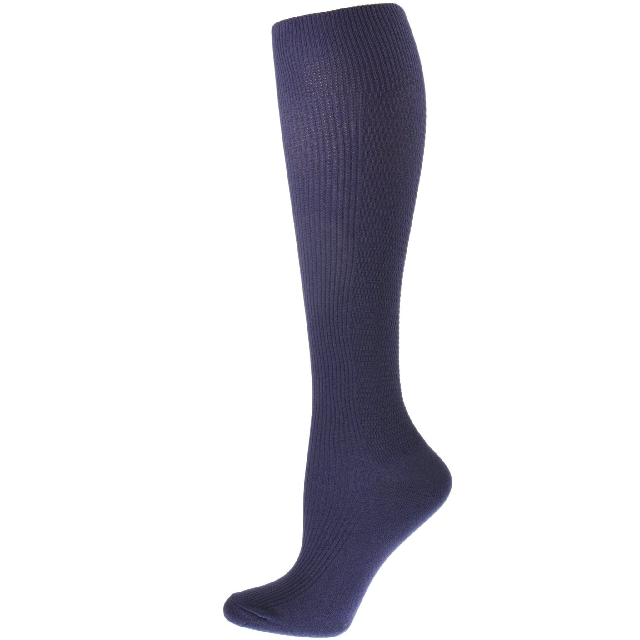 Nylon Compression Support Hose for Men (Knee High Socks 8-12 mmHg) - Wear Sierra