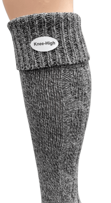Over-The-Knee Wool Blend Socks for Women - Great for Outdoor Activities, Hiking, Skiing, Yard Work - Wear Sierra