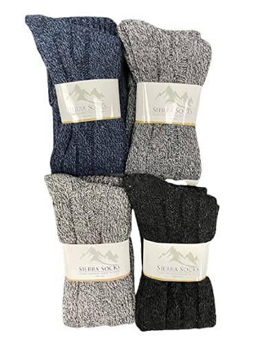 Over-The-Knee Wool Blend Socks for Women - Great for Outdoor Activities, Hiking, Skiing, Yard Work - Wear Sierra