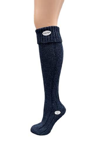 Over-The-Knee Wool Blend Socks for Women - Great for Outdoor Activities, Hiking, Skiing, Yard Work - Wear Sierra