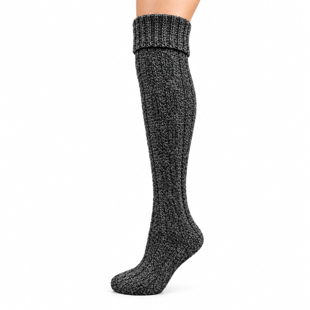 Over-The-Knee Wool Blend Socks for Women - Great for Outdoor Activities, Hiking, Skiing, Yard Work - Wear Sierra