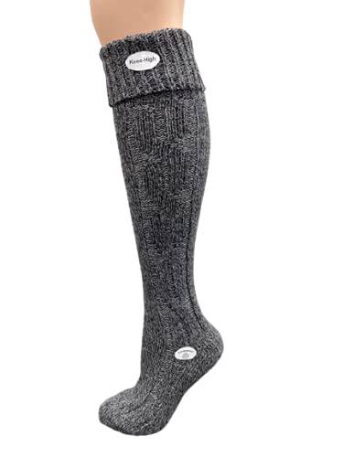 Over-The-Knee Wool Blend Socks for Women - Great for Outdoor Activities, Hiking, Skiing, Yard Work - Wear Sierra