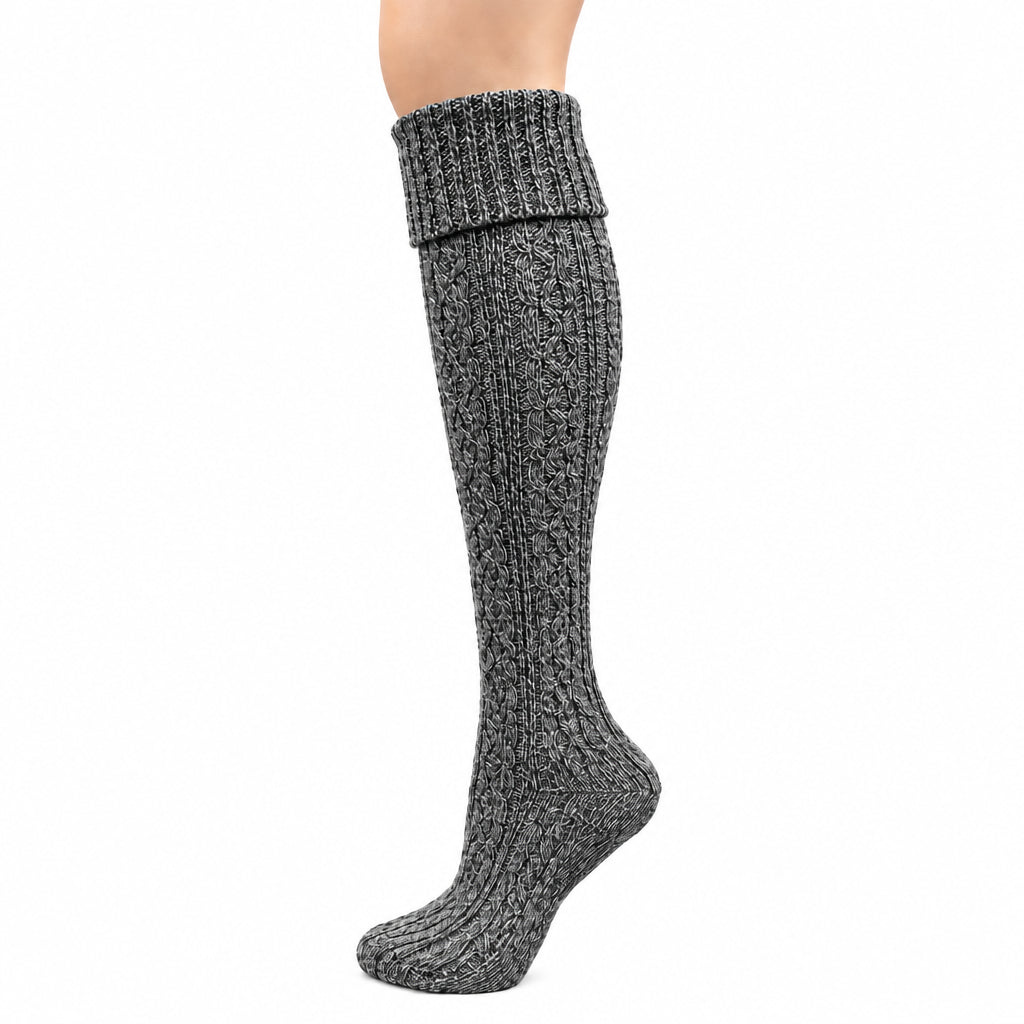 Over-The-Knee Wool Blend Socks for Women - Great for Outdoor Activities, Hiking, Skiing, Yard Work - Wear Sierra