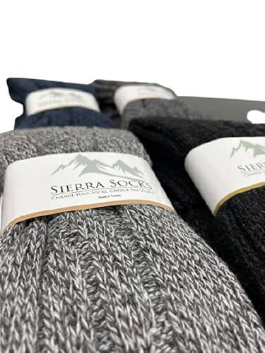 Over-The-Knee Wool Blend Socks for Women - Great for Outdoor Activities, Hiking, Skiing, Yard Work - Wear Sierra