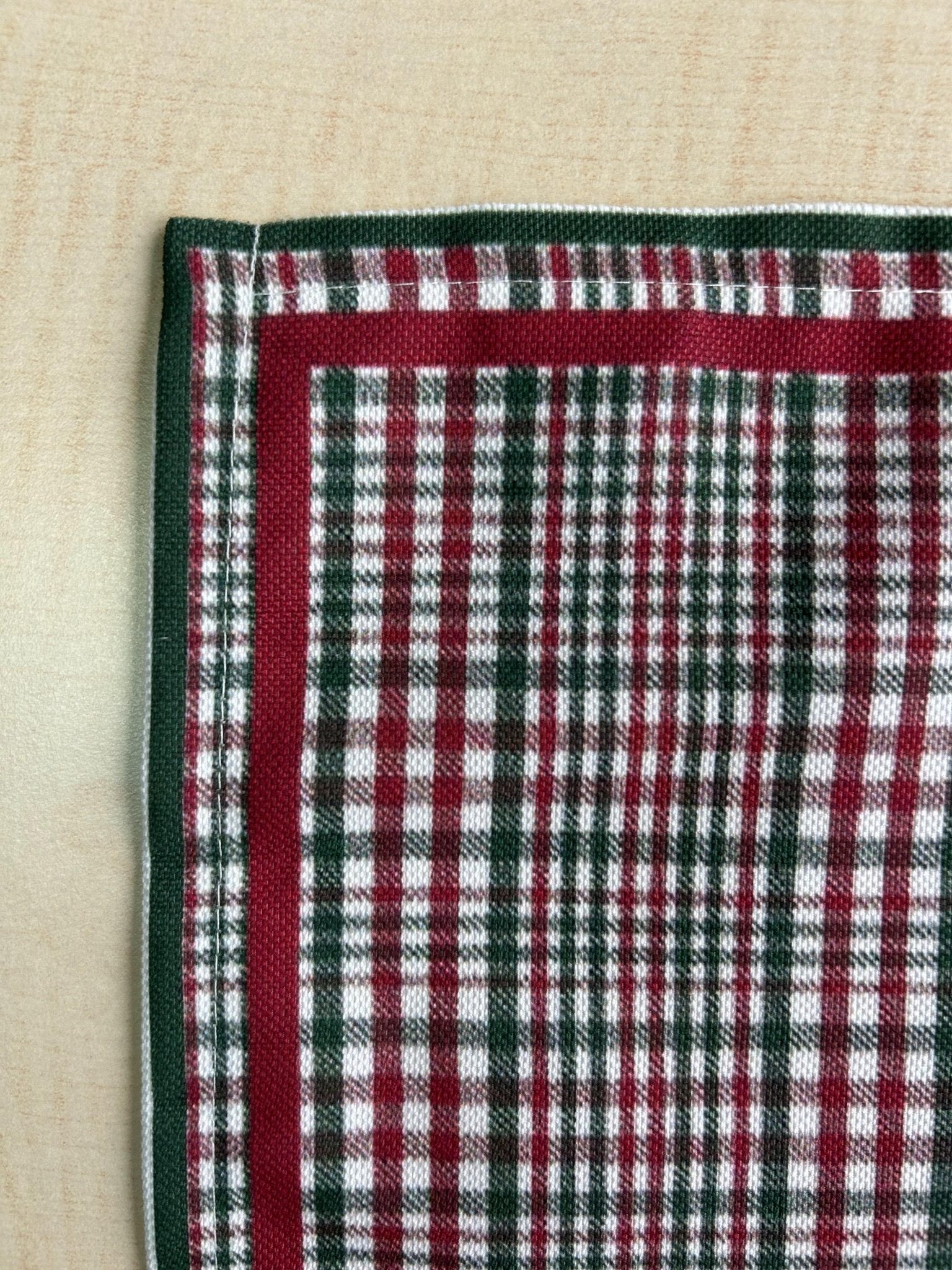Plaid Holiday or Cookout Tablecloth, Rustic Rectangular 55"x86" Table Cloth - Wear Sierra