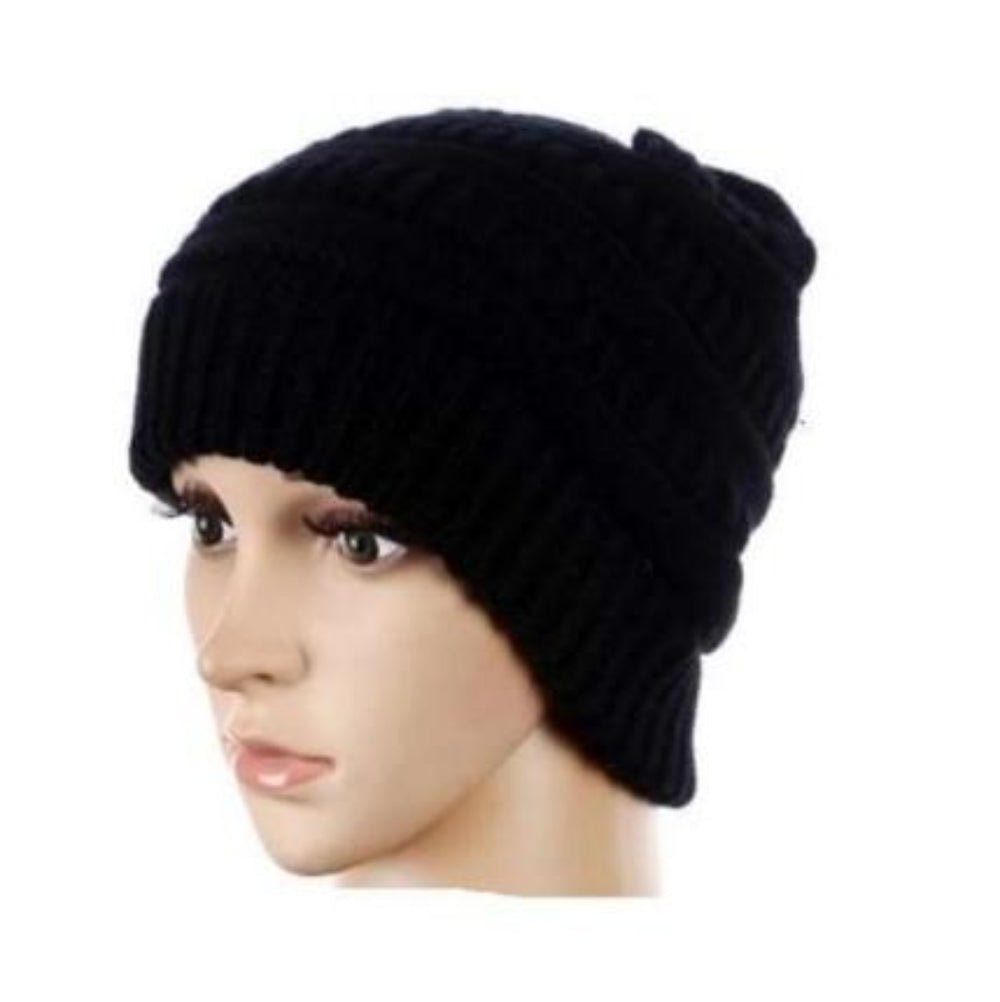 Ponytail Beanie for Women & Teens - Wear Sierra