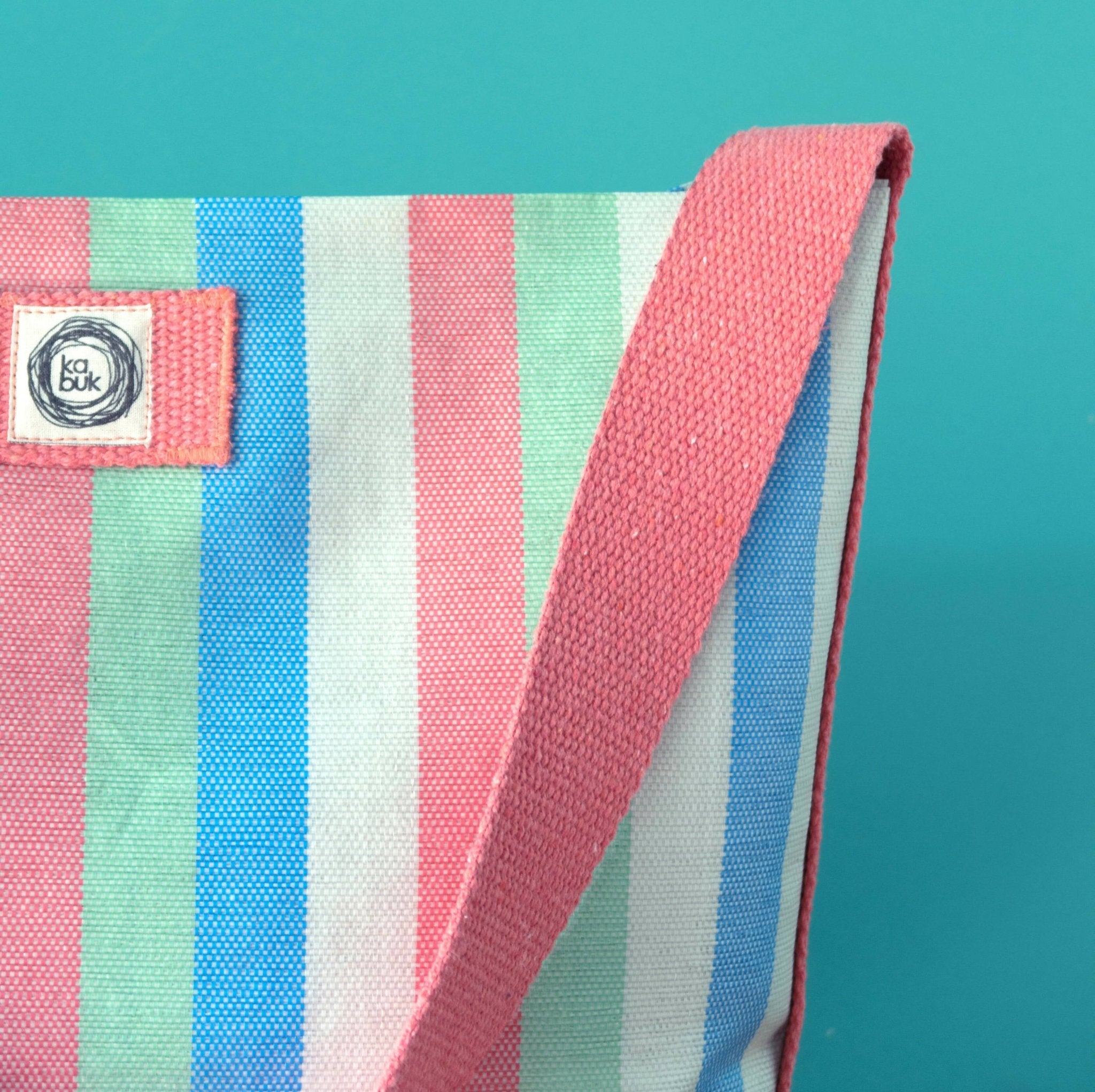 Reusable Large Shopping Bags, Colorful Planet Earth Friendly, Ecofriendly Handmade Bag for Work & Shopping - Wear Sierra