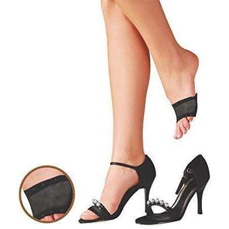 Sheer Open Toe Cover With Cushion Non-Skid Sole 4 Pair Pack - Wear Sierra