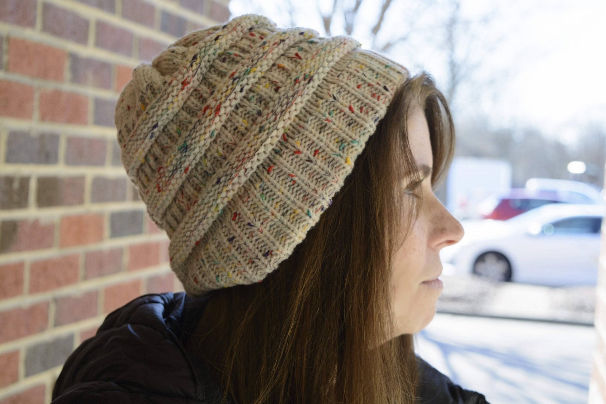 Sherpa Lined Ponytail Beanie for Women & Teens - Wear Sierra