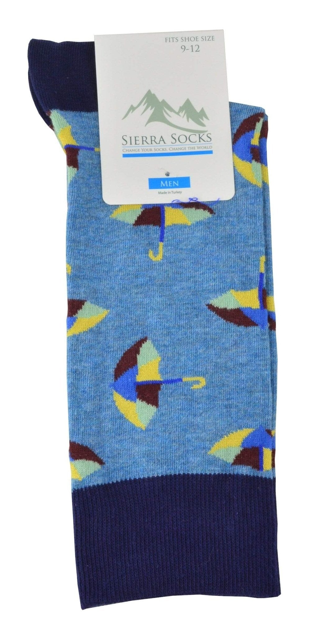 Smooth Toe Men's Crew Socks in Combed Cotton - Wear Sierra