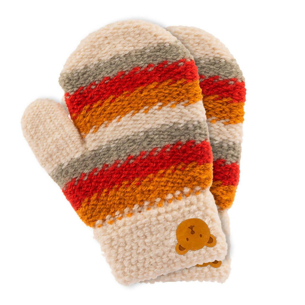 Soft Knit Mittens for Babies & Toddlers - Warm, Colorful Mittens for Boys or Girls - Wear Sierra