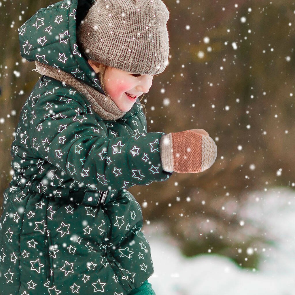Soft Knit Mittens for Babies & Toddlers - Warm, Colorful Mittens for Boys or Girls - Wear Sierra