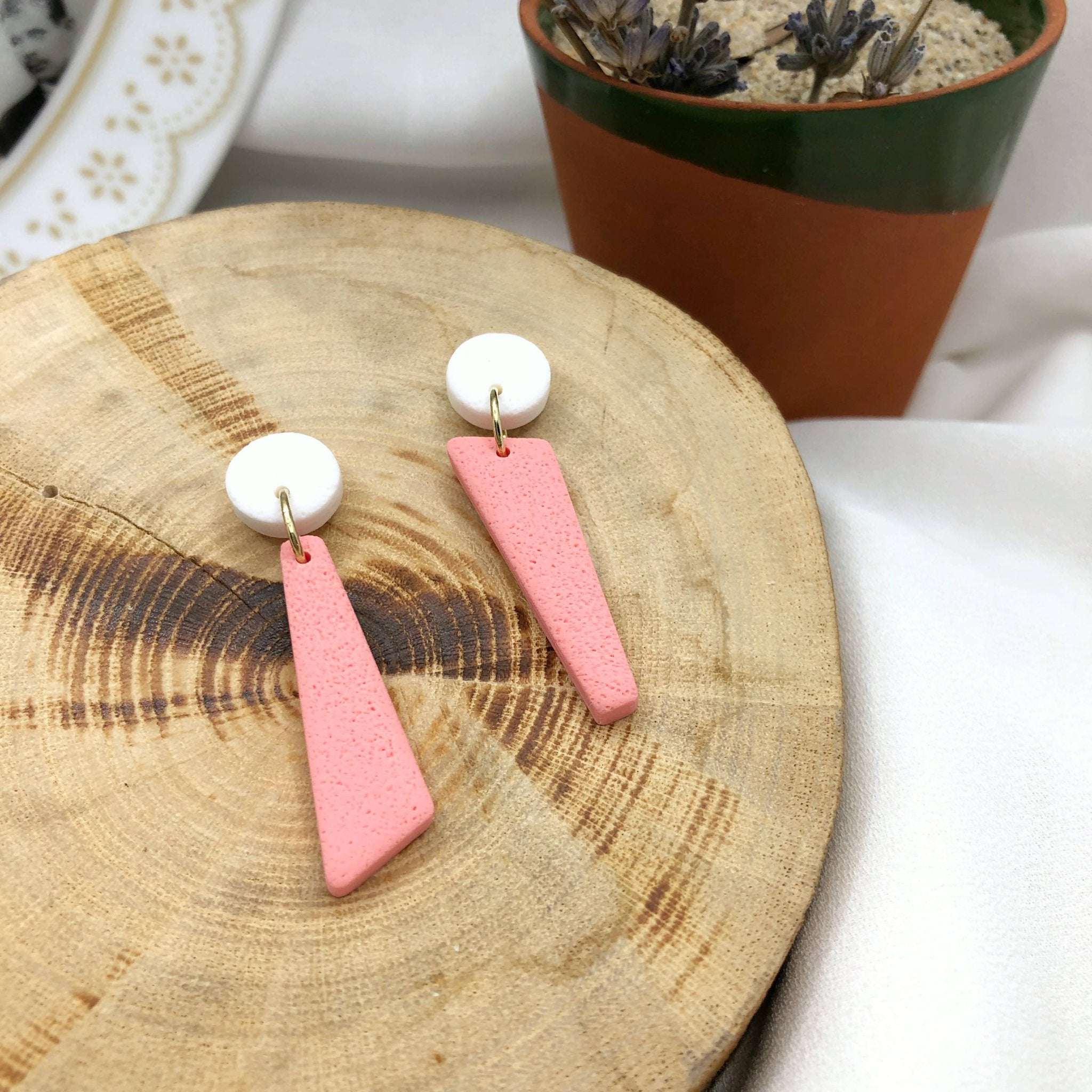 Stylish Asymmetrical Earrings - Anti Allergic Earbacks - Gift for Sister - Wear Sierra