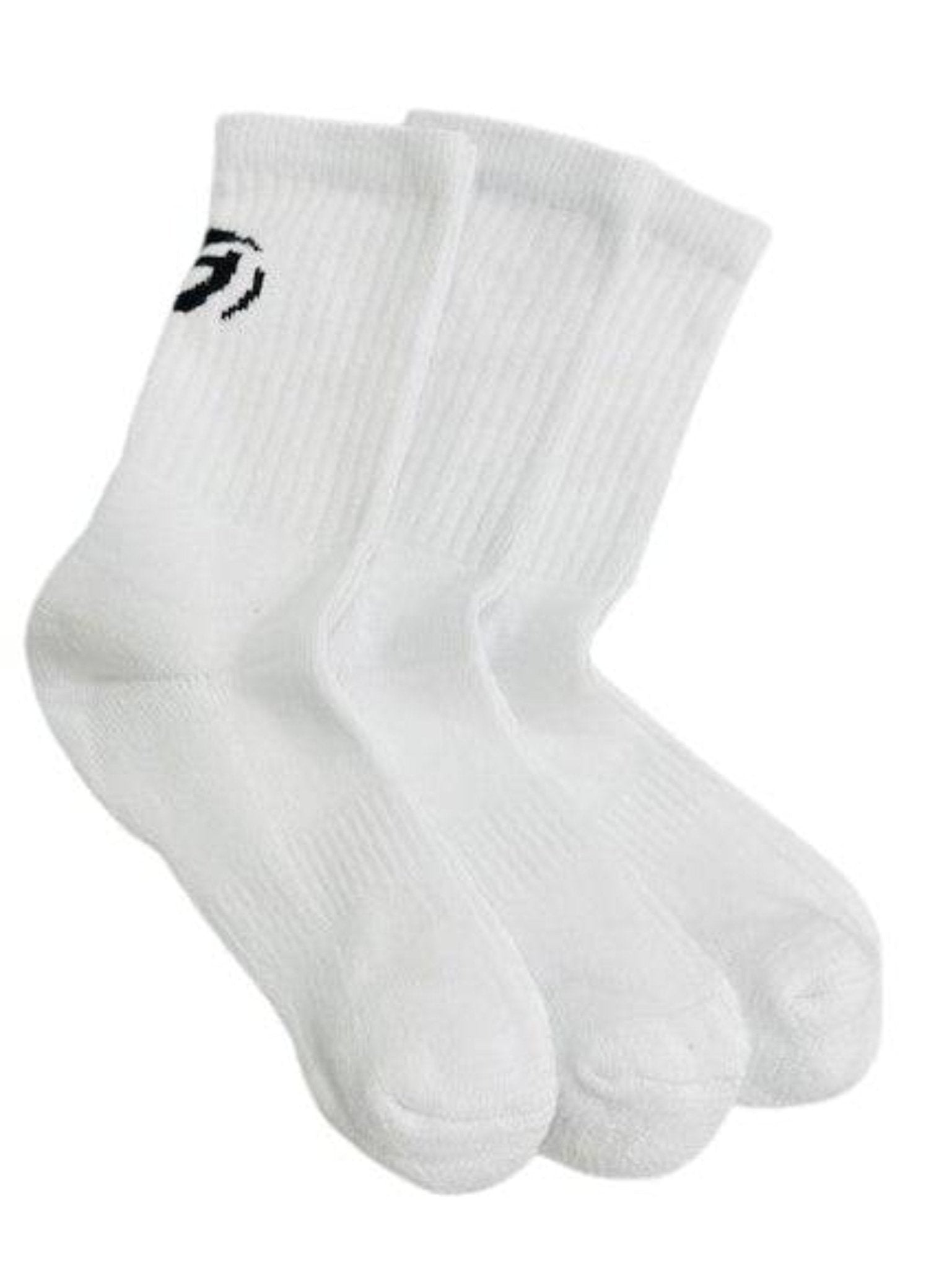 White Crew Socks for Women in Combed Cotton - Wear Sierra