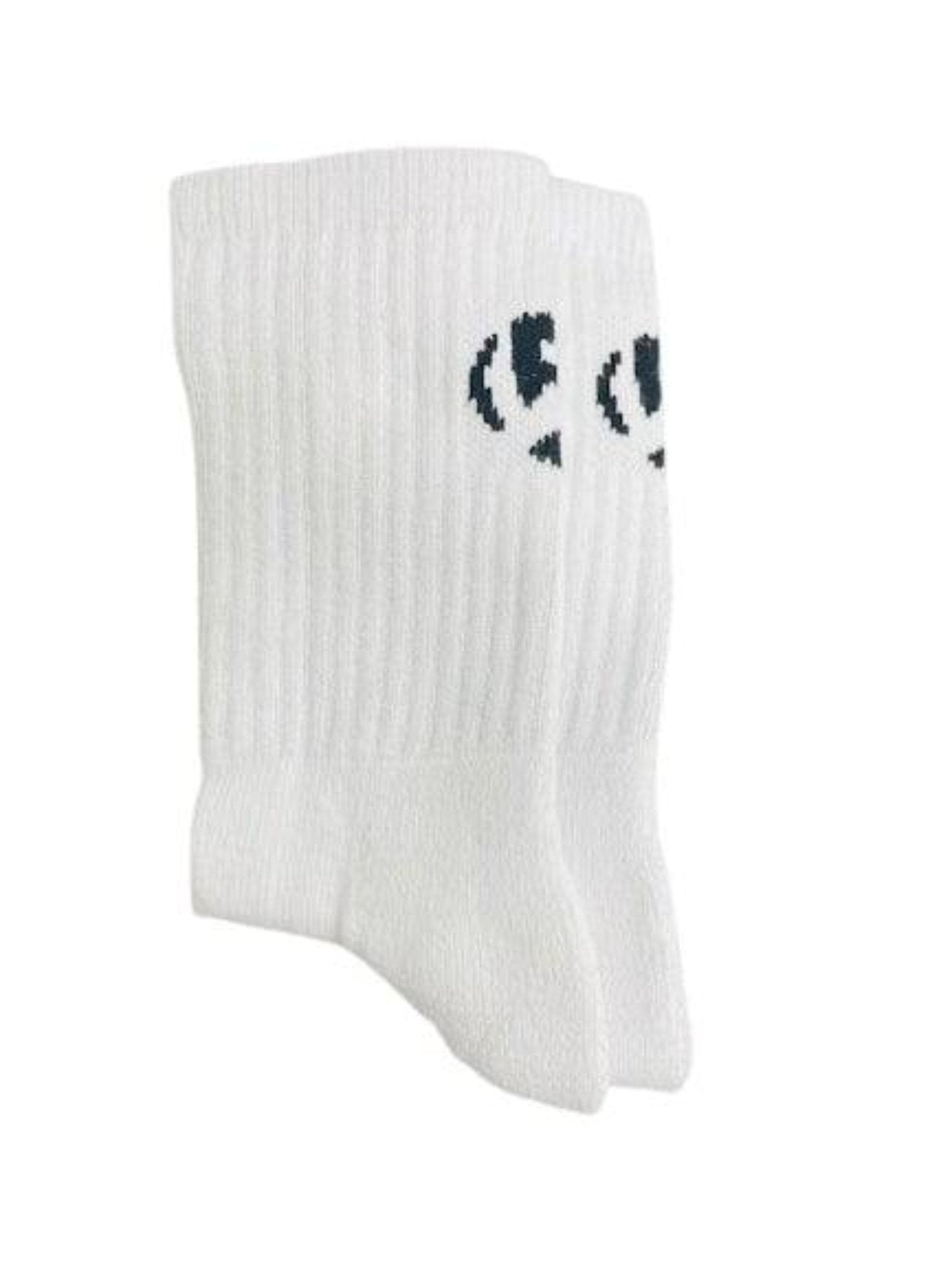 White Crew Socks for Women in Combed Cotton - Wear Sierra