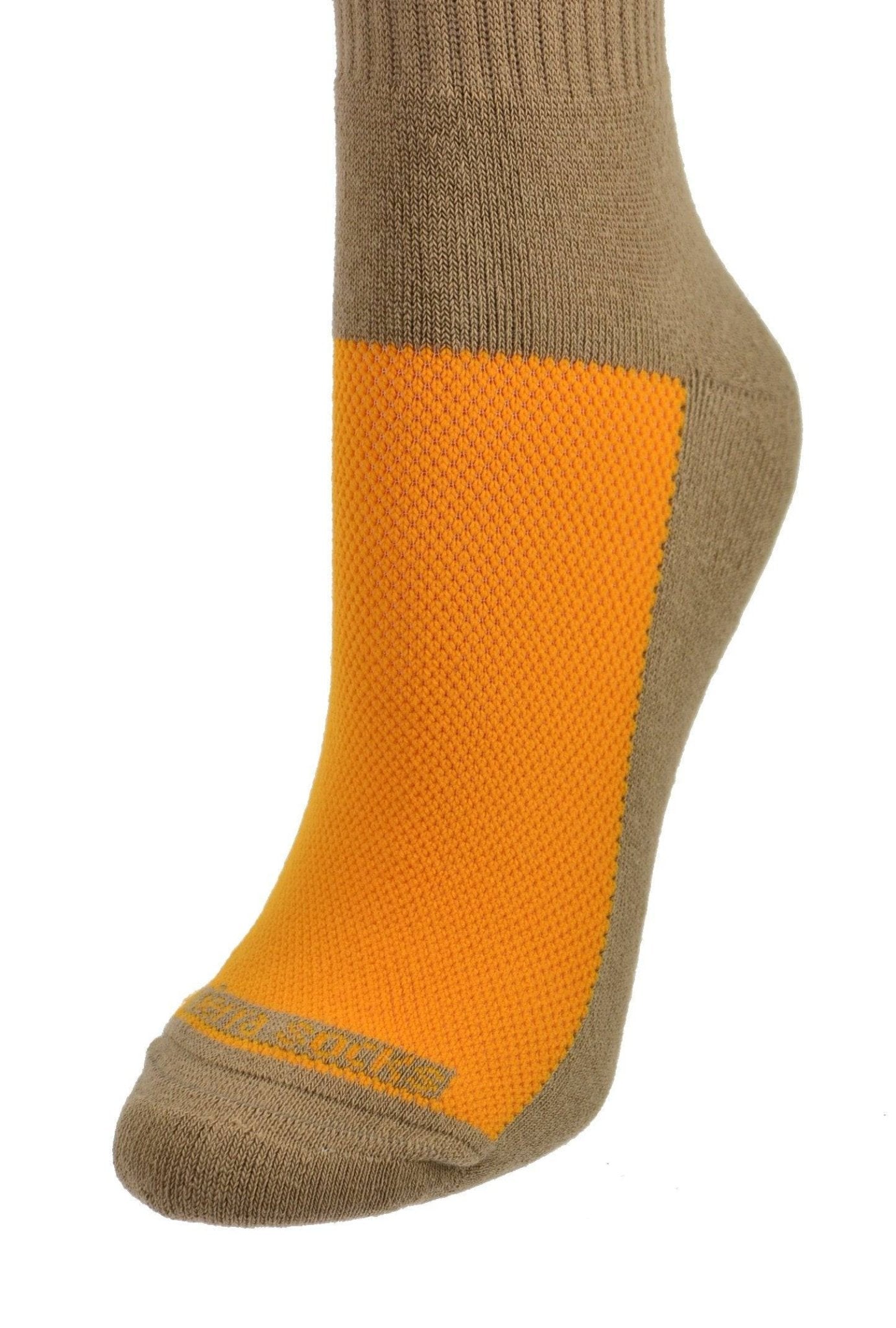 Women's Athletic Crew Socks, Colorful Cotton Athletic Cushioned Socks, 2 Pair Pack - Wear Sierra