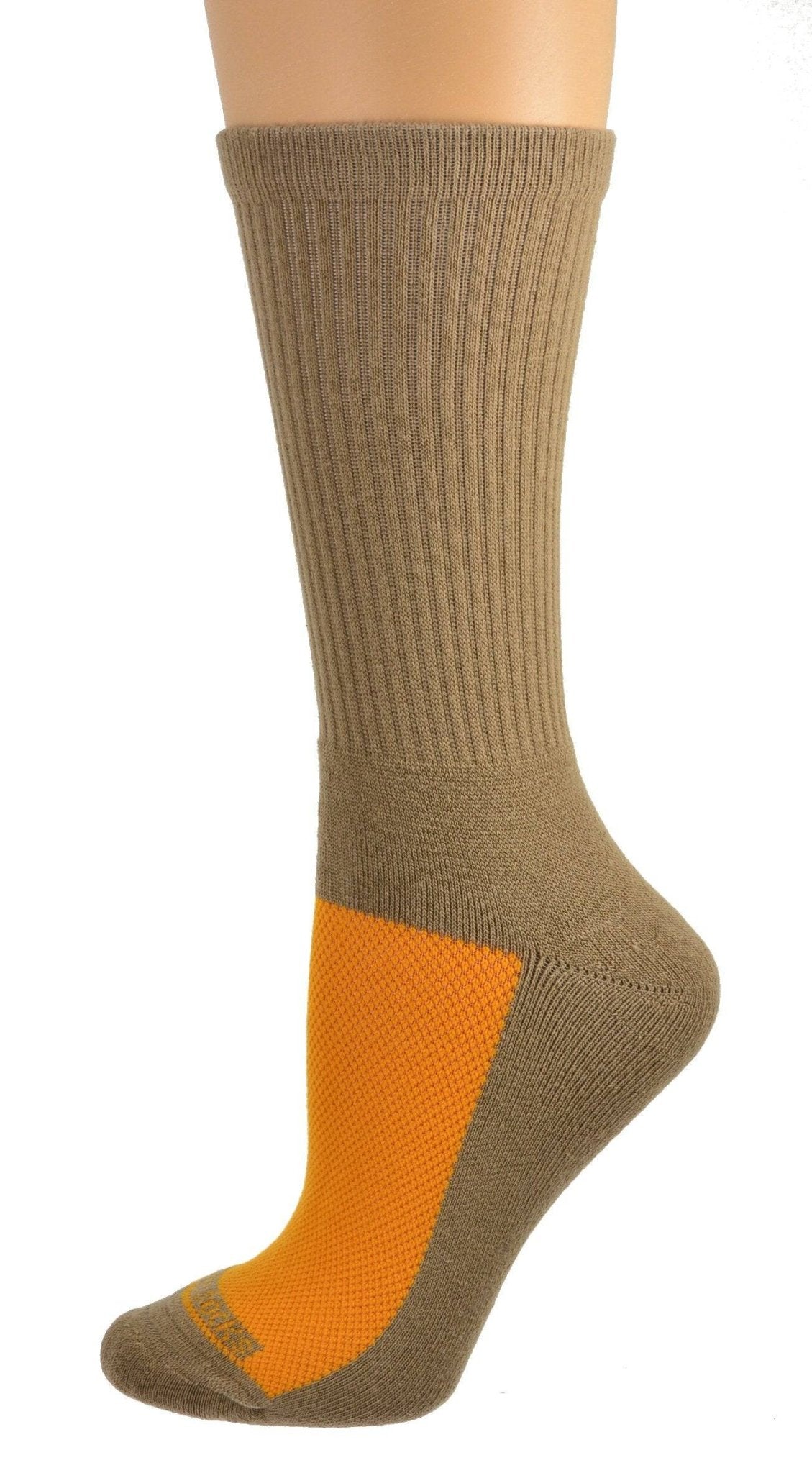 Women's Athletic Crew Socks, Colorful Cotton Athletic Cushioned Socks, 2 Pair Pack - Wear Sierra