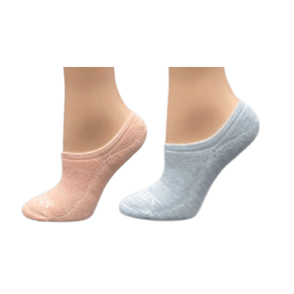 Women's Blue V-Neck T-Shirt and Sock Combo - Ankle Hi Socks 2-Pair Packs - Wear Sierra