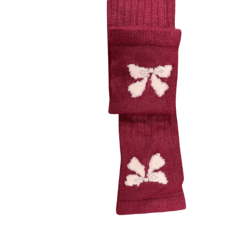 Women's Bow Socks, Women's Acrylic Knee-Hi Socks, Women's Boot Socks - Wear Sierra