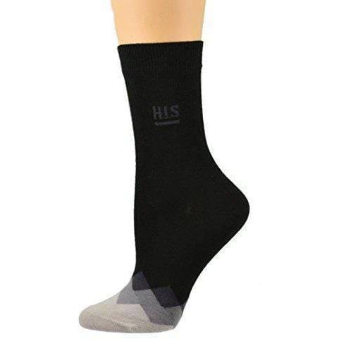 Women's Colorful Cotton Crew Socks for Dress or Casual with Contrast Color Toe - Wear Sierra