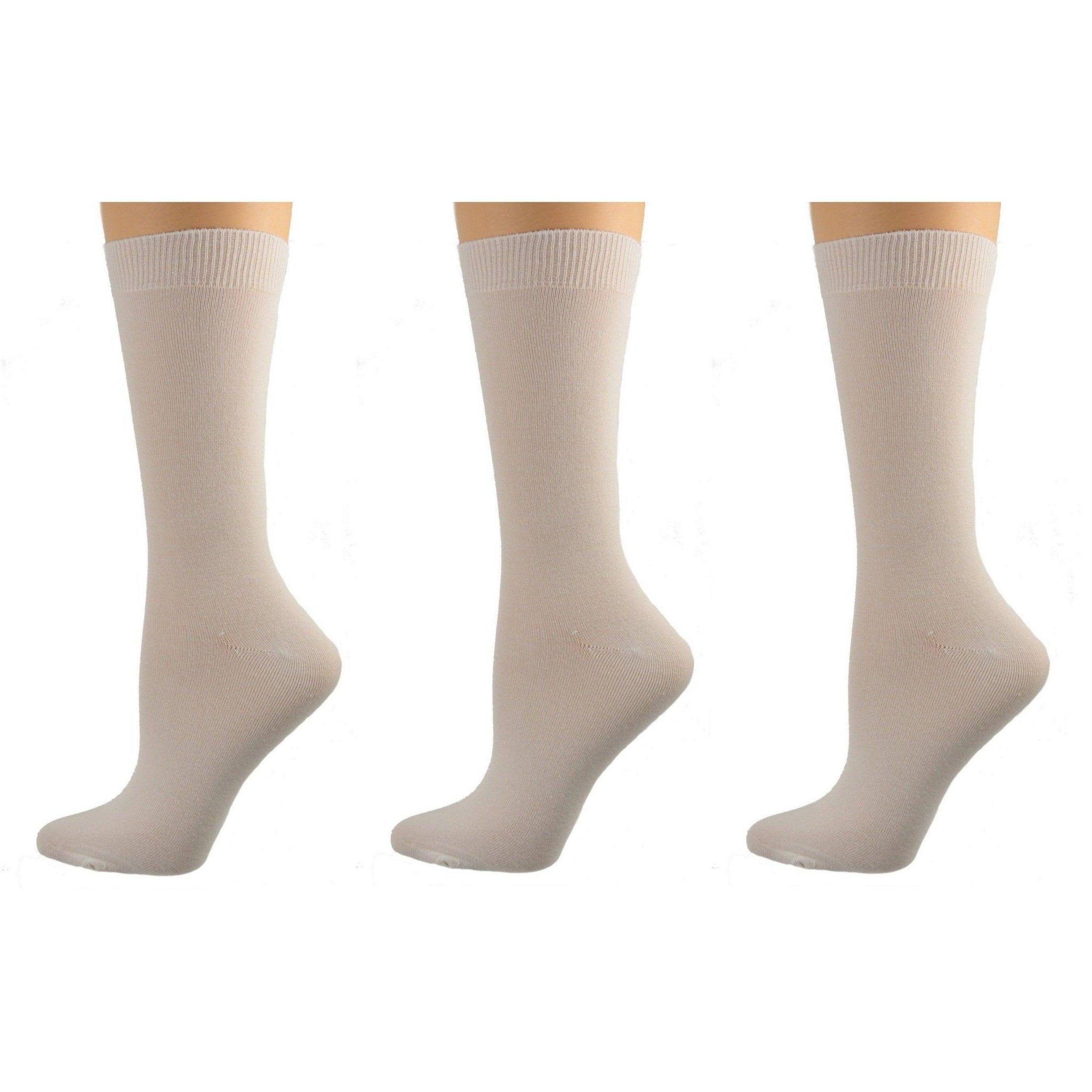Women's Colorful Silky, Rayon Crew Socks in 3 Pair Packs - Perfect for Spring & Summer - Wear Sierra