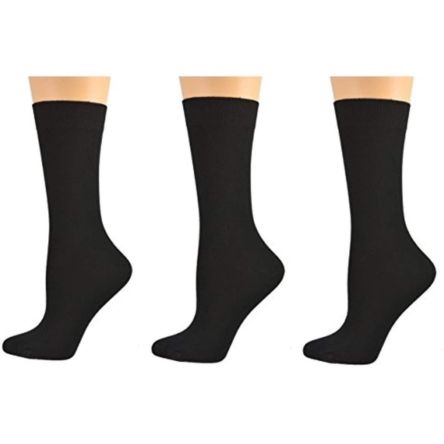 Women's Colorful Silky, Rayon Crew Socks in 3 Pair Packs - Perfect for Spring & Summer - Wear Sierra