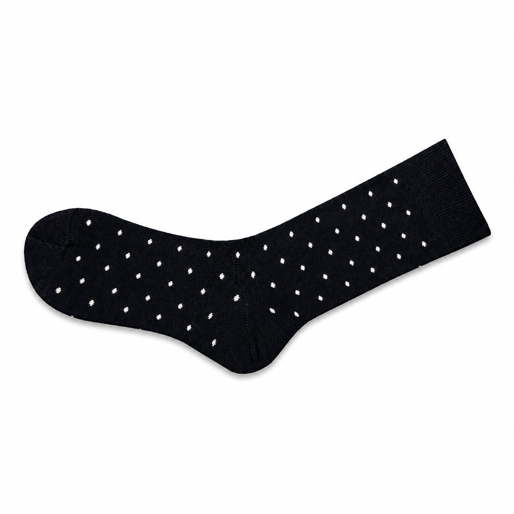 Women's Combed Cotton Crew Socks, Colorful Pin Dot Casual Women's 3 Pair Packs - Wear Sierra