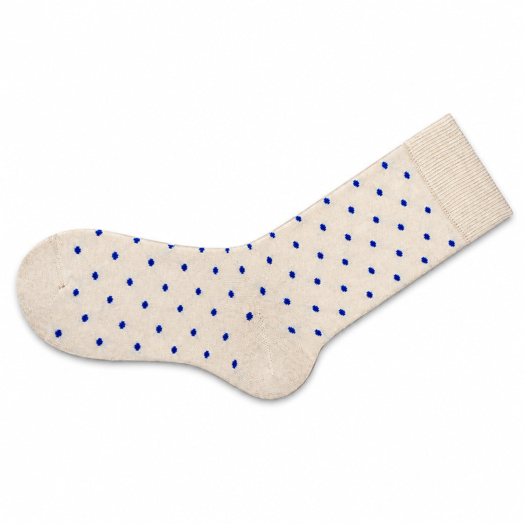 Women's Combed Cotton Crew Socks, Colorful Pin Dot Casual Women's 3 Pair Packs - Wear Sierra