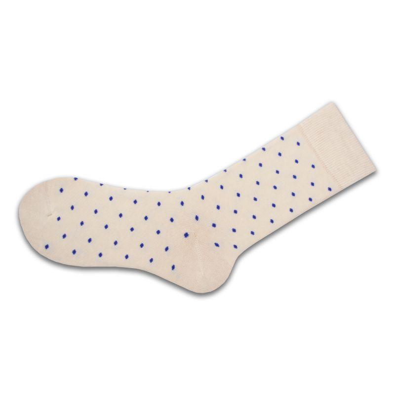 Women's Combed Cotton Crew Socks, Colorful Pin Dot Casual Women's 3 Pair Packs - Wear Sierra