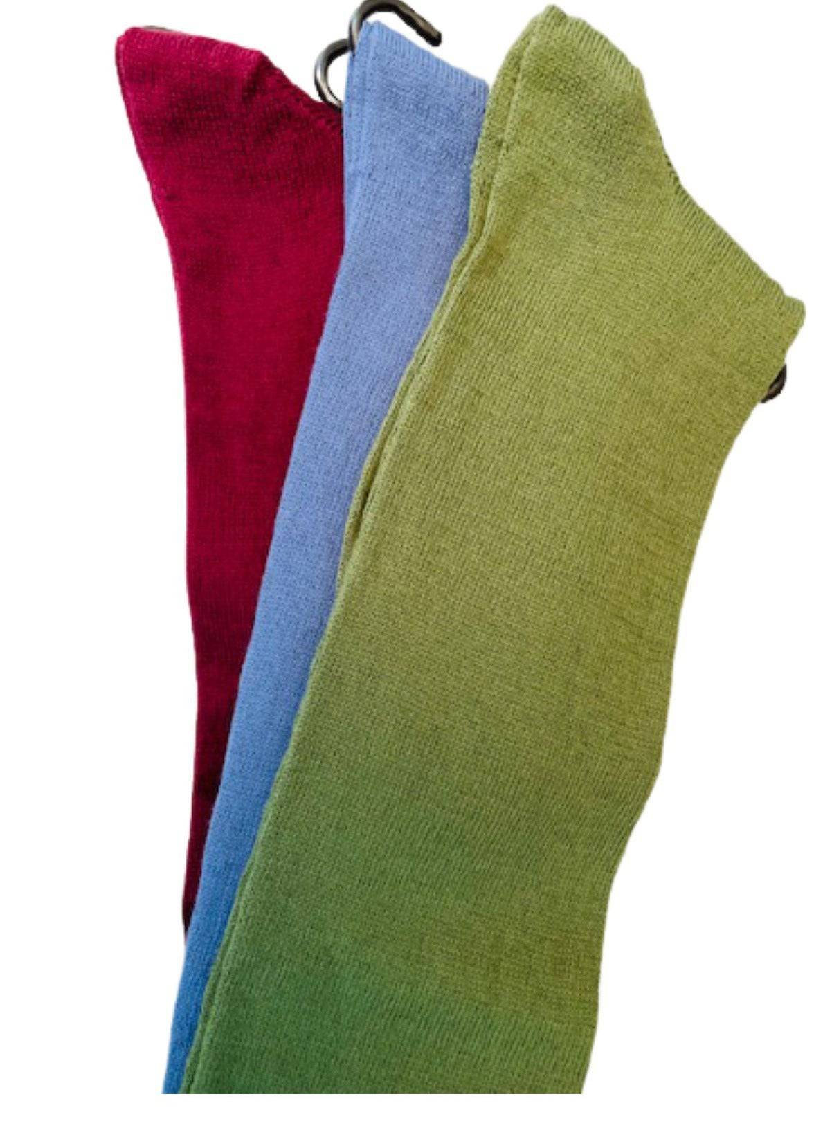 Women's Combed Cotton Knee Hi 3 Pair Pack in all Cotton - Wear Sierra