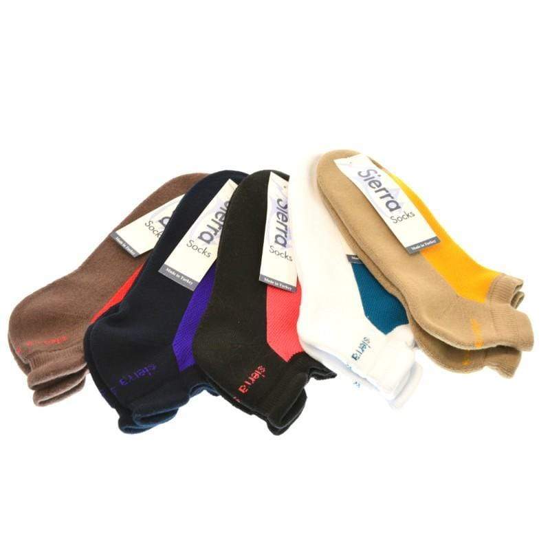 Women's Cotton Anklet-Hi Socks with Non-Skid Gripper Soles, Socks for Yoga & Lounging - Wear Sierra