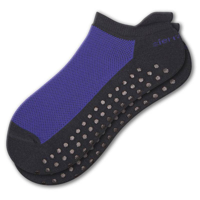 Women's Cotton Anklet-Hi Socks with Non-Skid Gripper Soles, Socks for Yoga & Lounging - Wear Sierra