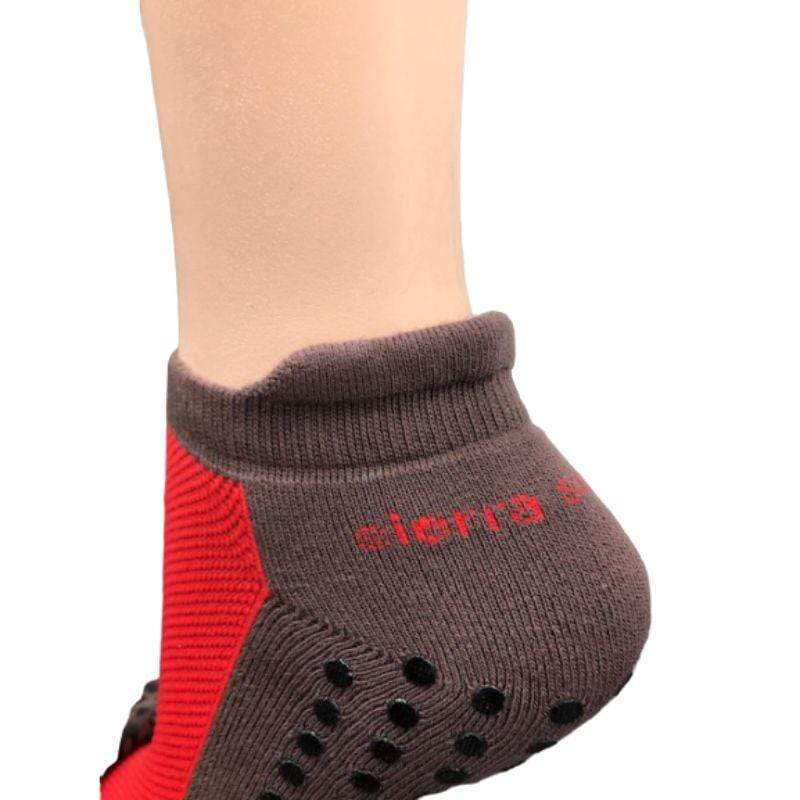 Women's Cotton Anklet-Hi Socks with Non-Skid Gripper Soles, Socks for Yoga & Lounging - Wear Sierra