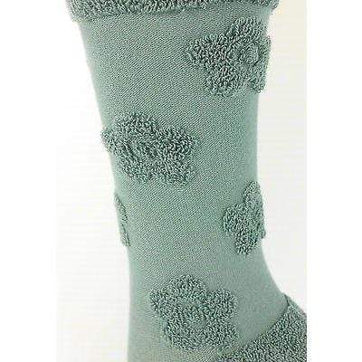 Women's Cotton Crew Sock with Cute Fashion Flower Design - Wear Sierra